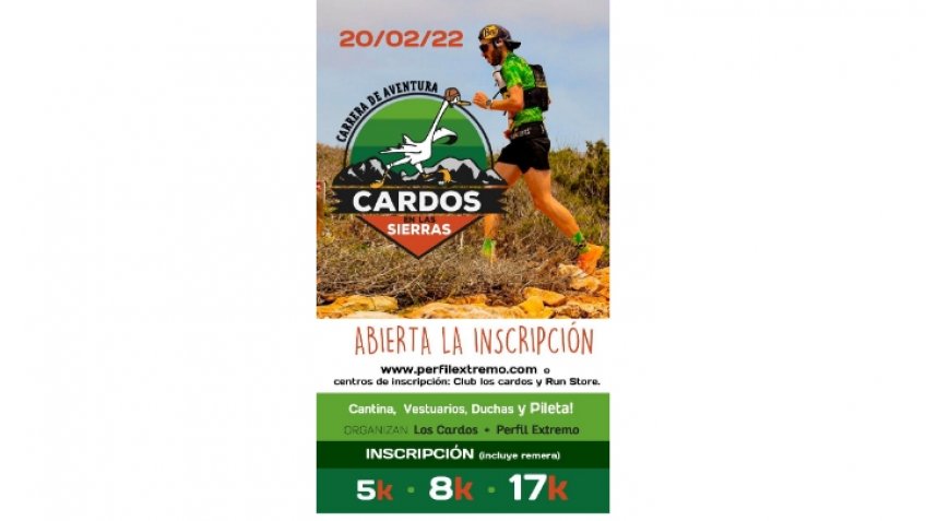 Cardos en las Sierras se realizará el 20 de febrero